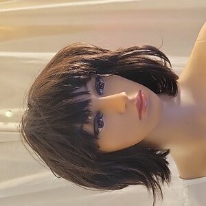 Brown short bob wig